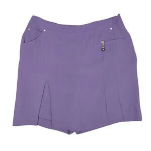 JAMIE SADOCK Women's 6 Purple Tennis Golf Skorts Skirt Shorts Athletic Pockets